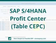 sap table cepc centri di costo